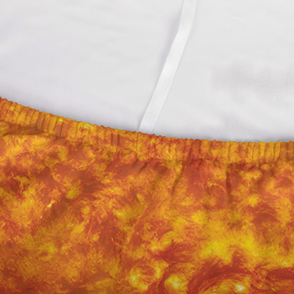 Flaming Sun Print Sofa Cover