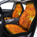 Flaming Sun Print Universal Fit Car Seat Covers