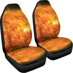 Flaming Sun Print Universal Fit Car Seat Covers