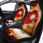 Flaming Yin Yang Print Universal Fit Car Seat Covers