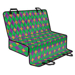 Fleur-De-Lis Mardi Gras Pattern Print Pet Car Back Seat Cover