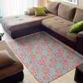 Floral Air Balloon Pattern Print Floor Mat