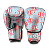 Floral Air Balloon Pattern Print Boxing Gloves