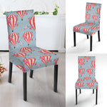 Floral Air Balloon Pattern Print Dining Chair Slipcover