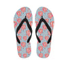 Floral Air Balloon Pattern Print Flip Flops