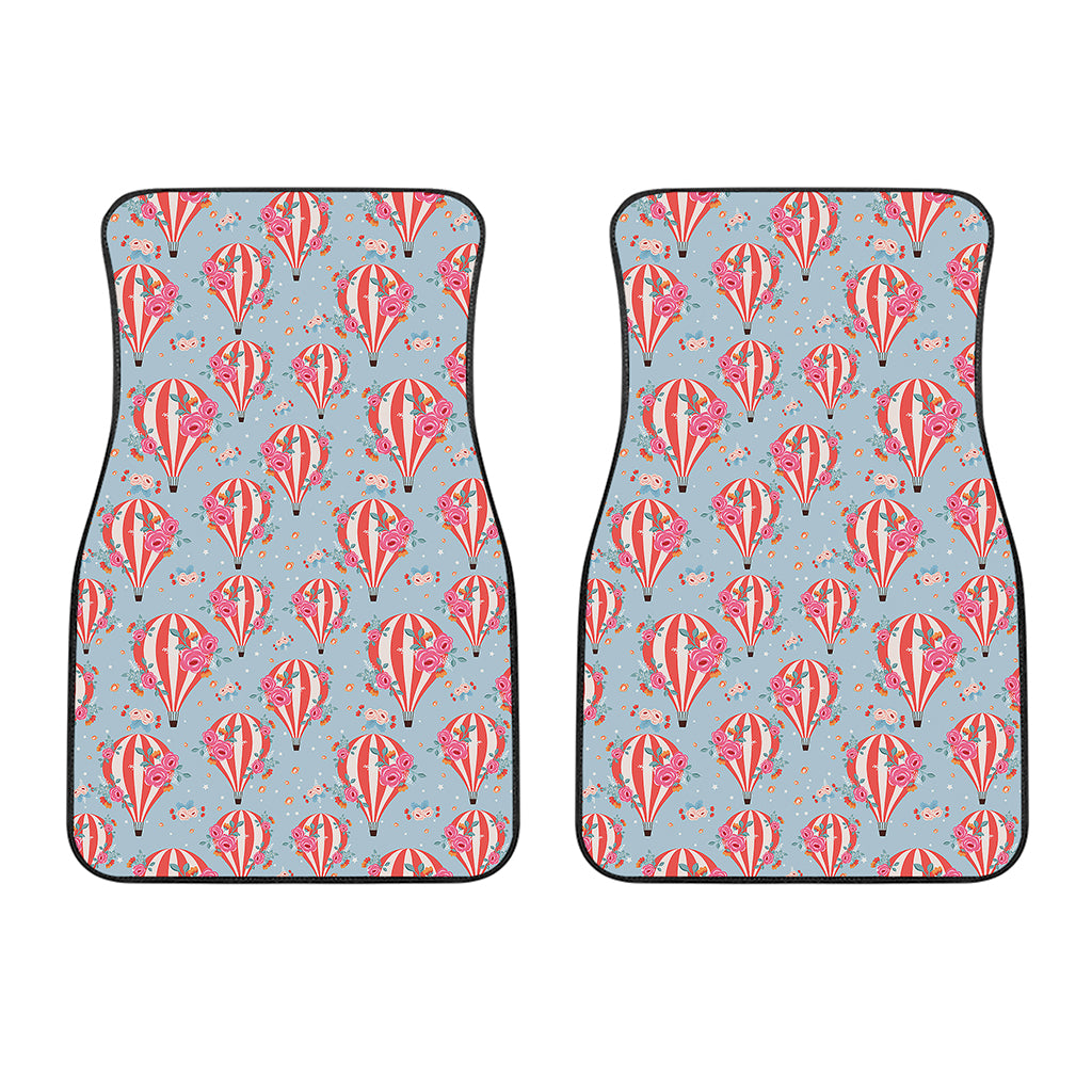 Floral Air Balloon Pattern Print Front Car Floor Mats