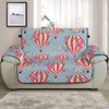 Floral Air Balloon Pattern Print Half Sofa Protector