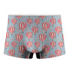 Floral Air Balloon Pattern Print Men's Boxer Briefs