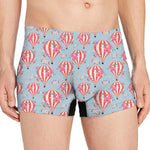 Floral Air Balloon Pattern Print Men's Boxer Briefs