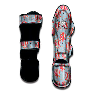 Floral Air Balloon Pattern Print Muay Thai Shin Guard