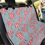 Floral Air Balloon Pattern Print Pet Car Back Seat Cover