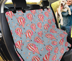 Floral Air Balloon Pattern Print Pet Car Back Seat Cover