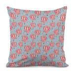 Floral Air Balloon Pattern Print Pillow Cover
