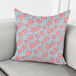 Floral Air Balloon Pattern Print Pillow Cover