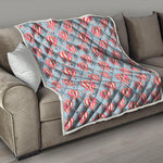 Floral Air Balloon Pattern Print Quilt