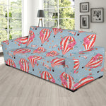 Floral Air Balloon Pattern Print Sofa Slipcover