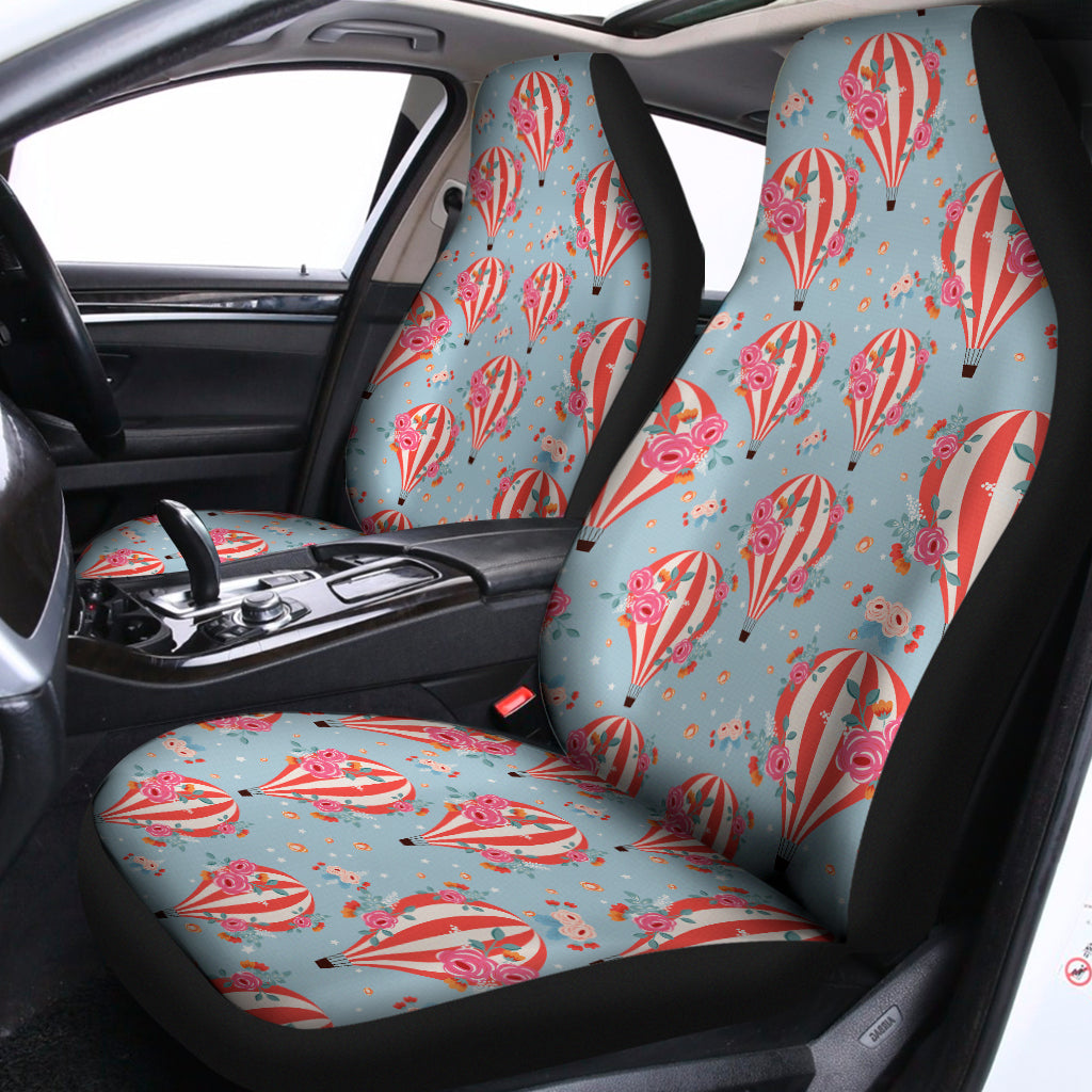 Floral Air Balloon Pattern Print Universal Fit Car Seat Covers