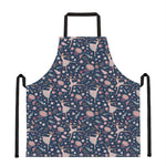 Floral Ballet Pattern Print Apron