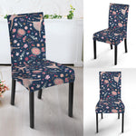 Floral Ballet Pattern Print Dining Chair Slipcover