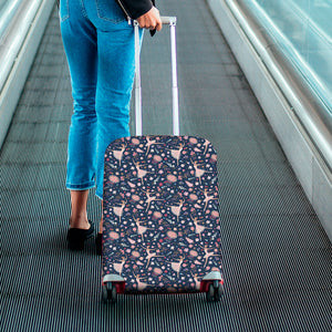 Floral Ballet Pattern Print Luggage Cover