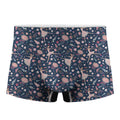 Floral Ballet Pattern Print Men's Boxer Briefs