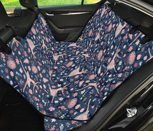 Floral Ballet Pattern Print Pet Car Back Seat Cover