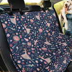 Floral Ballet Pattern Print Pet Car Back Seat Cover