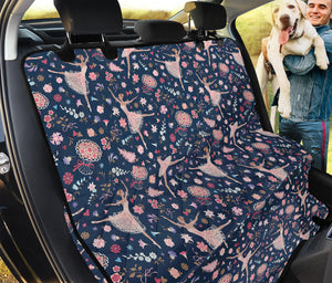 Floral Ballet Pattern Print Pet Car Back Seat Cover