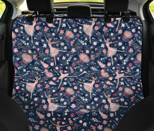 Floral Ballet Pattern Print Pet Car Back Seat Cover