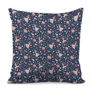 Floral Ballet Pattern Print Pillow Cover