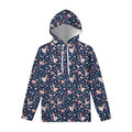 Floral Ballet Pattern Print Pullover Hoodie