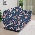 Floral Ballet Pattern Print Sofa Cover