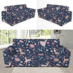 Floral Ballet Pattern Print Sofa Slipcover