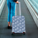 Floral Denim Jeans Pattern Print Luggage Cover