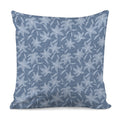 Floral Denim Jeans Pattern Print Pillow Cover