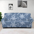 Floral Denim Jeans Pattern Print Sofa Cover