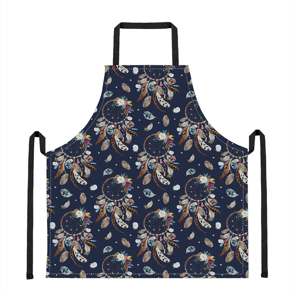 Floral Dream Catcher Pattern Print Apron