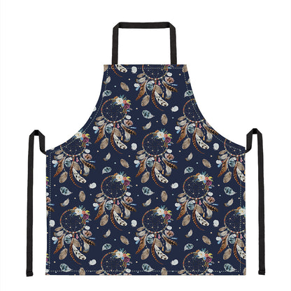 Floral Dream Catcher Pattern Print Apron