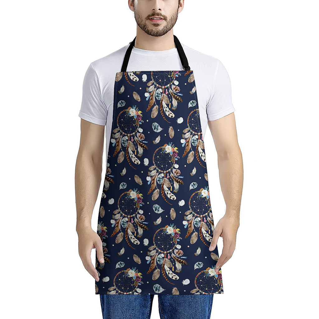 Floral Dream Catcher Pattern Print Apron