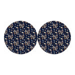 Floral Dream Catcher Pattern Print Car Coasters