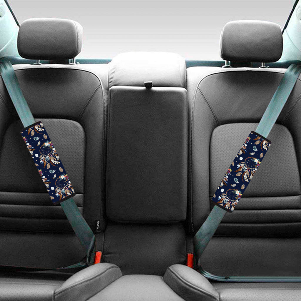 Floral Dream Catcher Pattern Print Car Seat Belt Covers