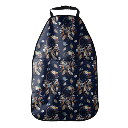 Floral Dream Catcher Pattern Print Car Seat Organizers