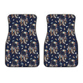 Floral Dream Catcher Pattern Print Front Car Floor Mats