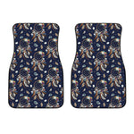 Floral Dream Catcher Pattern Print Front Car Floor Mats