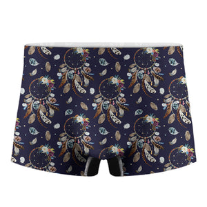 Floral Dream Catcher Pattern Print Men's Boxer Briefs