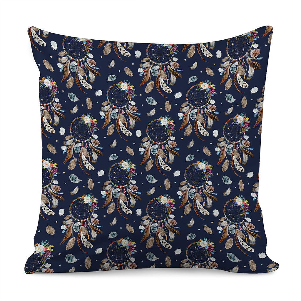 Floral Dream Catcher Pattern Print Pillow Cover