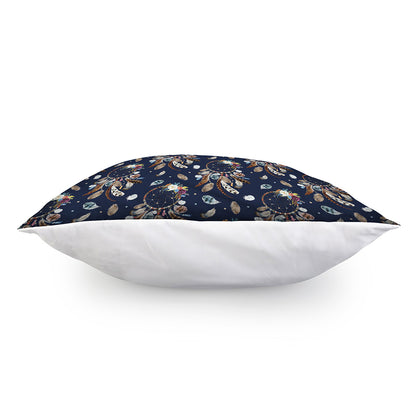 Floral Dream Catcher Pattern Print Pillow Cover