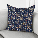 Floral Dream Catcher Pattern Print Pillow Cover