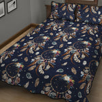 Floral Dream Catcher Pattern Print Quilt Bed Set