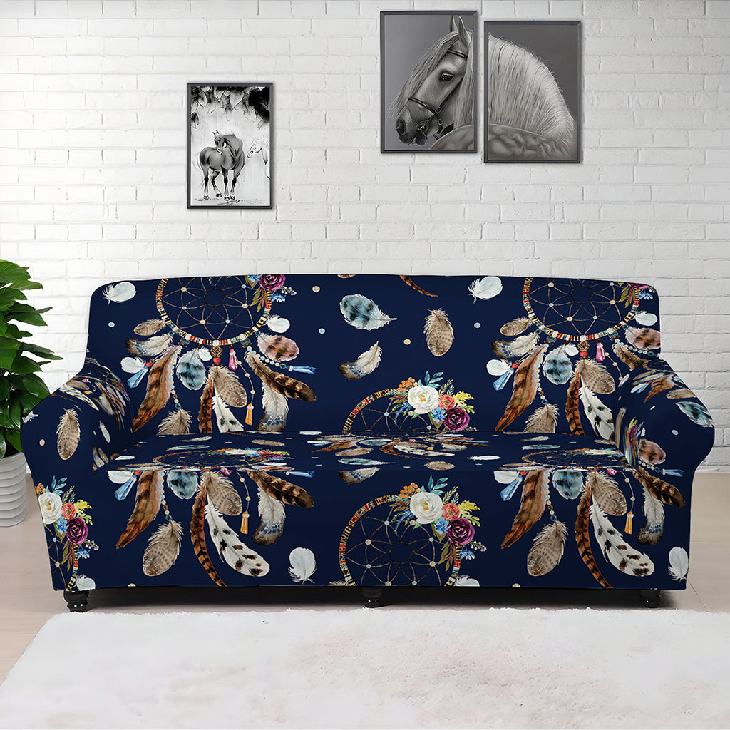 Floral Dream Catcher Pattern Print Sofa Cover